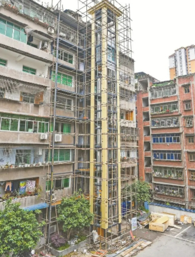 舊小區(qū)安裝電梯